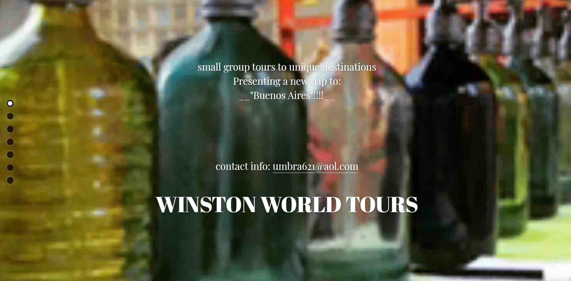 Winston World Tours Winston World Tours